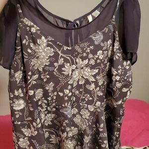 LC Lauren Conrad floral top